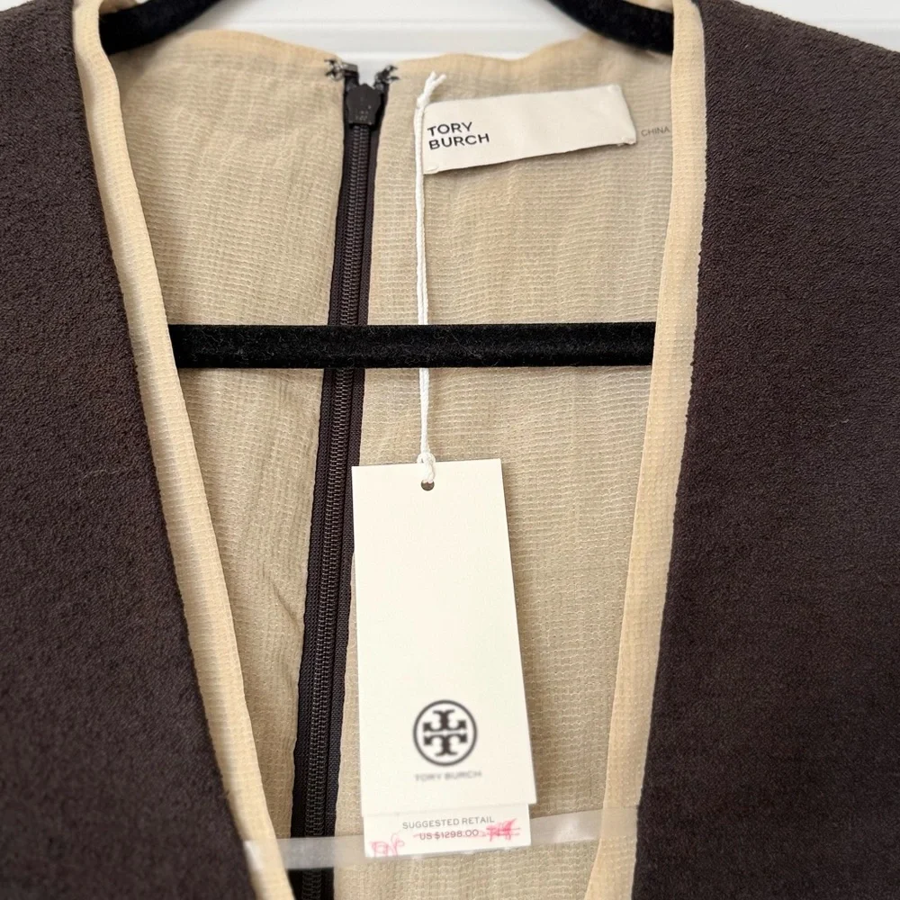 NWT Tory Burch STRETCH COTTON CREPE TUNIC $1,298  Runway 0 $1,298